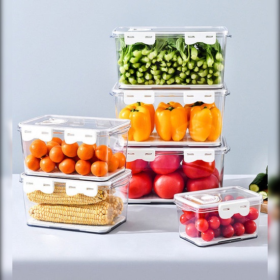 CONTENEDOR 5,5 L DE ALMACENAMIENTO TRANSPARENTE, CON TAPA image 6