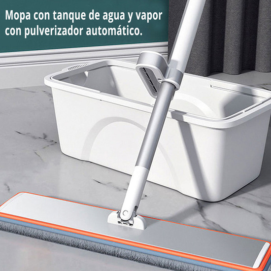 MOPA CON TANQUE DE AGUA Y VAPOR CON PULVERIZADOR AUTOMÁTICO image 4