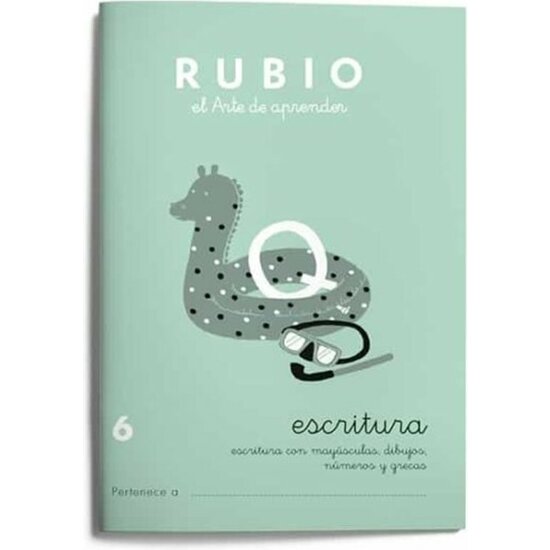 CUADERNO RUBIO ESCRITUTA Nº6 image 0