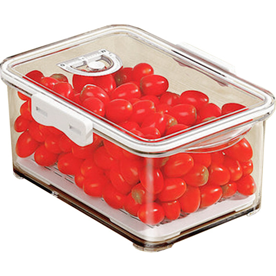 CONTENEDOR 2,5 L DE ALMACENAMIENTO TRANSPARENTE, CON TAPA image 0