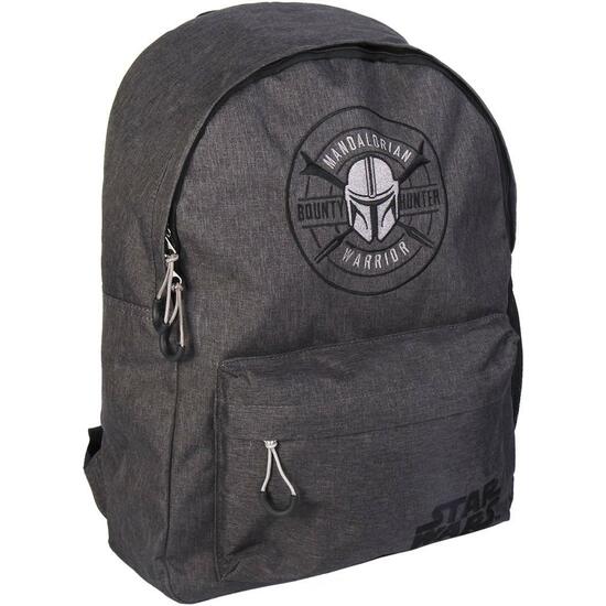 MOCHILA CASUAL THE MANDALORIAN GRAY image 0