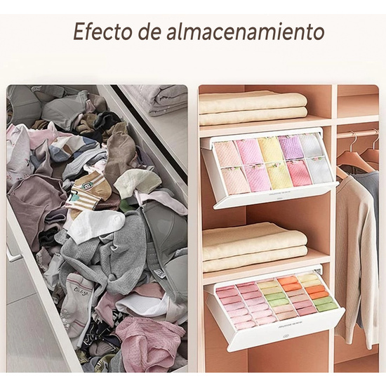CAJÓN DE ALMACENAMIENTO DE ROPA INTERIOR DESLIZANTE ORGANIZACIÓN PARA EL HOGAR image 3