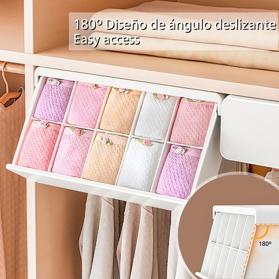 CAJÓN DE ALMACENAMIENTO DE ROPA INTERIOR DESLIZANTE ORGANIZACIÓN PARA EL HOGAR image 4
