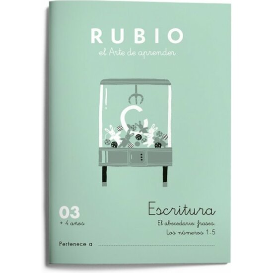 CUADERNO RUBIO ESCRITURA N.03 image 0