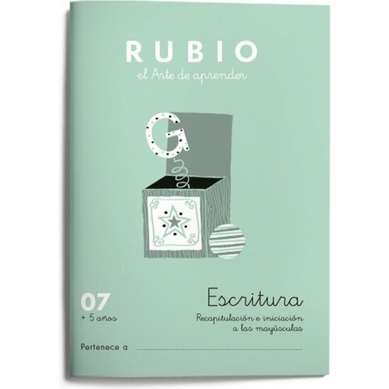 CUADERNO RUBIO ESCRITURA N.07 image 0