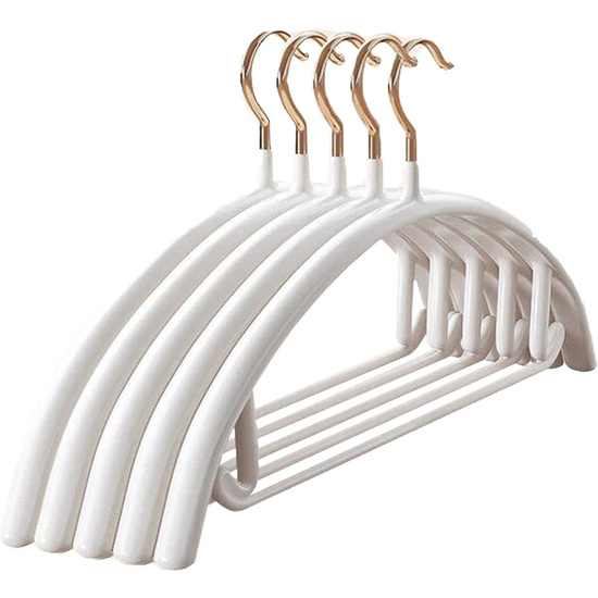 PACK DE 5 PERCHAS ANTIDESLIZANTES PARA ADULTOS QUE AHORRAN ESPACIO image 0