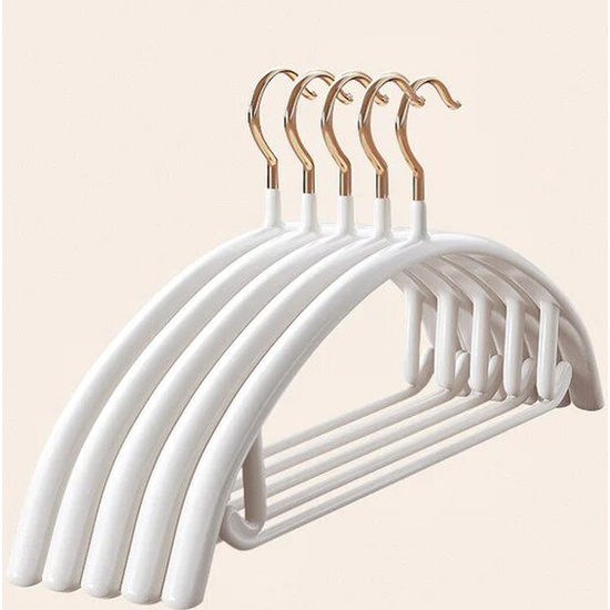 PACK DE 5 PERCHAS ANTIDESLIZANTES PARA ADULTOS QUE AHORRAN ESPACIO image 1