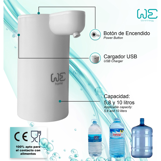DISPENSADOR ELÉCTRICO BOMBA DE AGUA  image 1