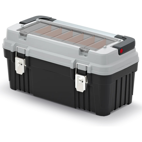 CAJA DE HERRAMIENTAS MULTIFUNCIONAL KISTENBERG CROMADO ORGANIZADOR SUPERIOR OPTIMA TOOL BOX 27,8X54X26,9 image 0