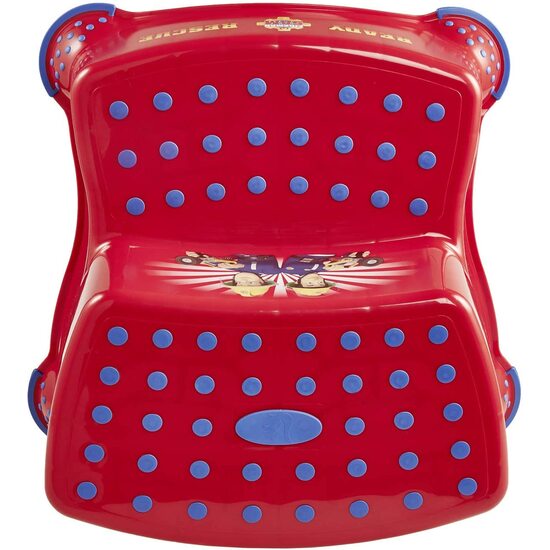 BOMBERO SAM - TABURETE ALZADOR 2 NIVELES PARA NIÑOS DE 3 A 14 AÑOS APROX - FUNCIÓN ANTIDESLIZANTE - COLOR ROJO image 3