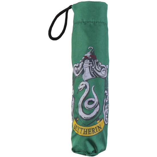 PARAGUAS MANUAL PLEGABLE HARRY POTTER SLYTHERIN GREEN image 1