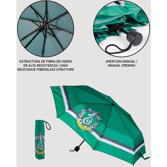 PARAGUAS MANUAL PLEGABLE HARRY POTTER SLYTHERIN GREEN image 3