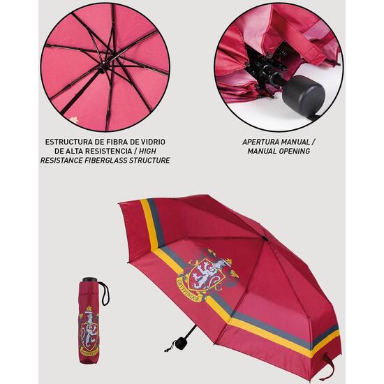 PARAGUAS MANUAL PLEGABLE HARRY POTTER GRYFFINDOR RED image 3