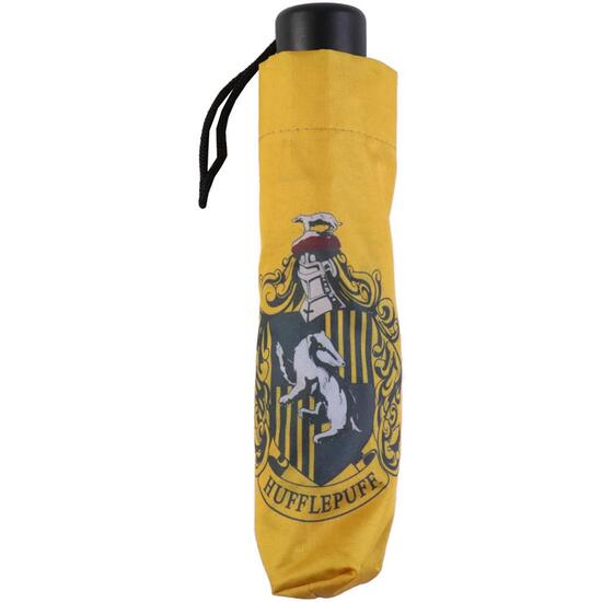 PARAGUAS MANUAL PLEGABLE HARRY POTTER HUFFLEPUFF YELLOW image 1