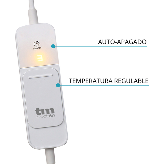 ALMOHADILLA ELÉCTRICA VELCRO ESPALDA image 1