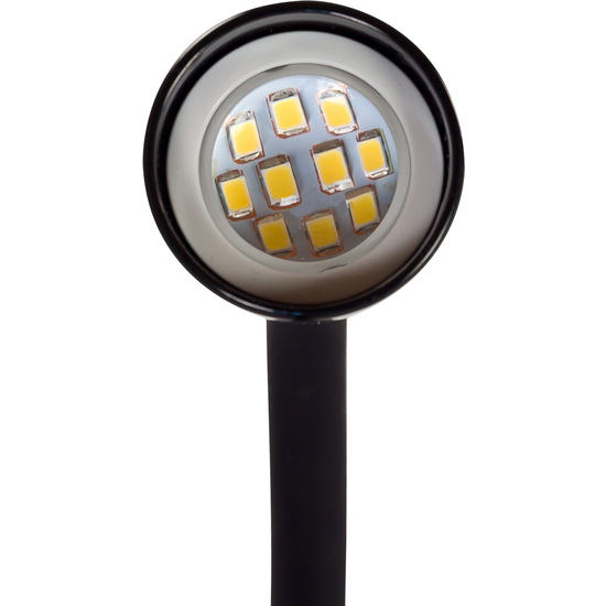 FLEXO LED INTEGRADO 5W (300LM) PINZA REDONDO NEGRO 51*1,5CM SEVEN ON HOME image 3