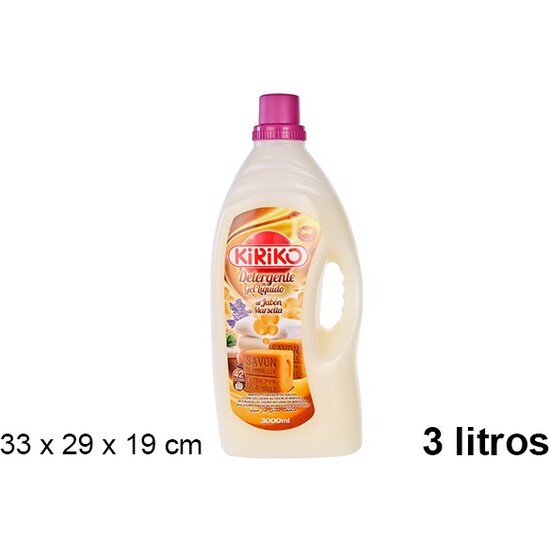 DETERGENTE LIQUIDO JABON DE MARSELLA 3LT image 0