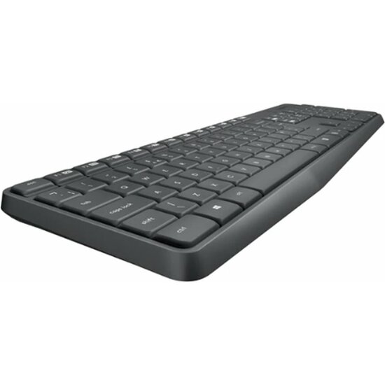 TECLADO + RATON LOGITECH MK235 WIRELESS NEGRO image 1