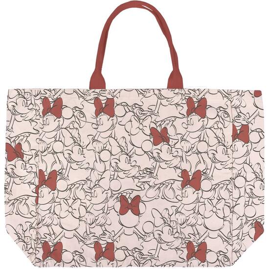 BOLSO ASAS ALGODÓN MINNIE BEIGE image 0