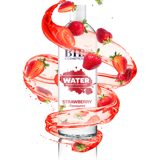 BTB WATER BASED FLAVORED STRAWBERRY LUBRICANT 250ML image 1