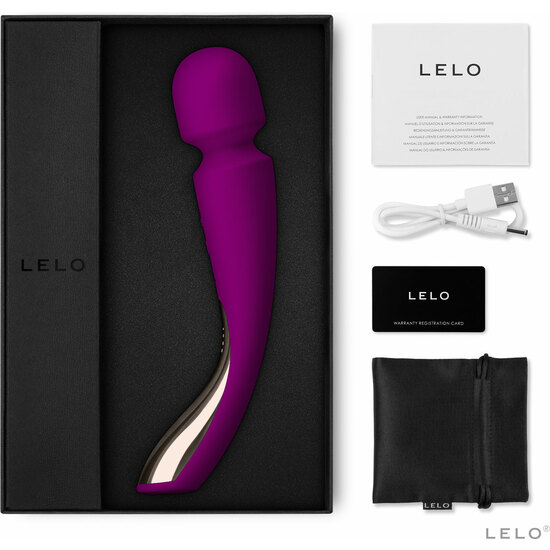 LELO - SMART WAND 2 MASSAGER MEDIUM DEEP ROSE image 1