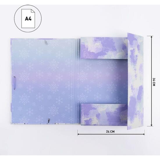 CARPETA ESCOLAR FROZEN LILAC image 2