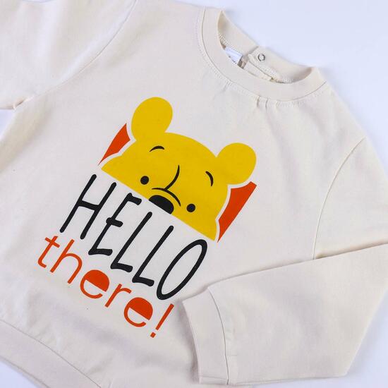 CHANDAL COTTON BRUSHED DISNEY WINNIE THE POOH BLUE image 2