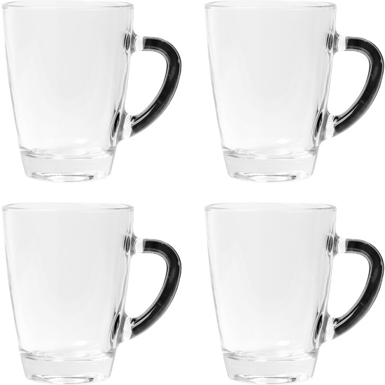 SET DE 8PC TAZAS 0,3L CRISTAL BLACK & WHITE BENETTON image 2