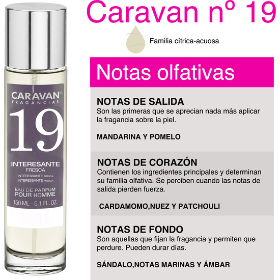 CARAVAN PERFUME DE HOMBRE Nº19 - 150ML. image 1