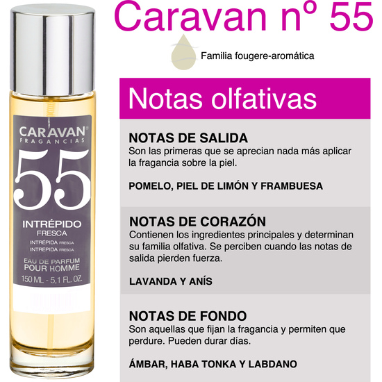 Caravan 55 hombre equivalencia hotsell
