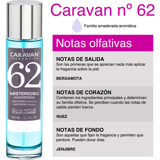 CARAVAN PERFUME DE HOMBRE Nº62 - 150ML. image 1