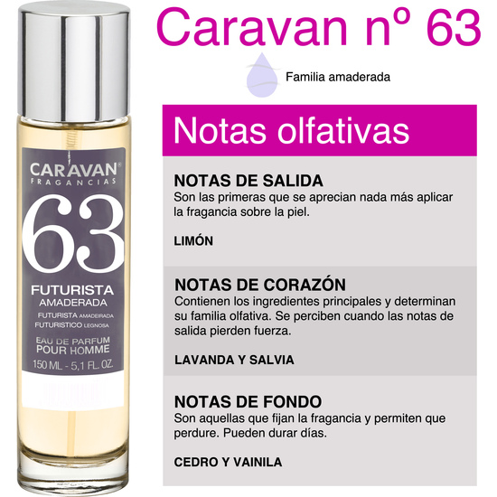 CARAVAN PERFUME DE HOMBRE Nº63 - 150ML. image 1
