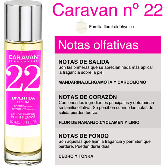 CARAVAN PERFUME DE MUJER Nº22 - 150ML. image 1