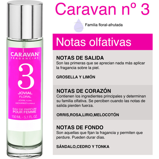 CARAVAN PERFUME DE MUJER Nº3 - 150ML. image 1