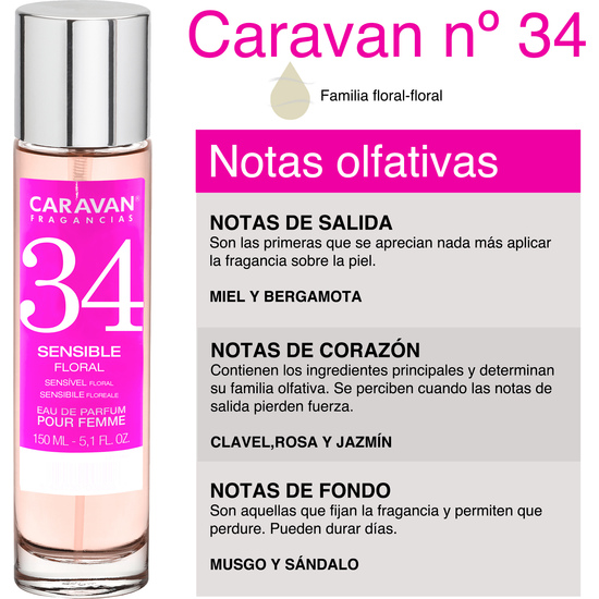 CARAVAN PERFUME DE MUJER Nº34 - 150ML. image 1