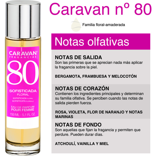 CARAVAN PERFUME DE MUJER Nº80 - 150ML. image 1