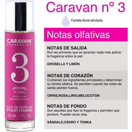 CARAVAN PERFUME DE MUJER Nº3 - 30ML. image 1