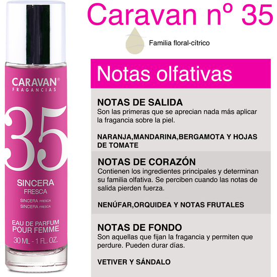 CARAVAN PERFUME DE MUJER Nº35 - 30ML. image 1