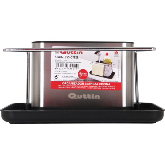 ORGANIZADOR LIMPIEZA COCINA INOX QUTTIN image 1