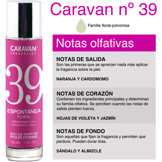 CARAVAN PERFUME DE MUJER Nº39 - 30ML. image 1