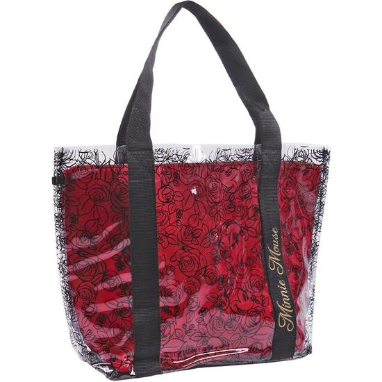 BOLSO ASAS TRANSPARENTE MINNIE RED image 0