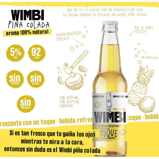 BEBIDA WIMBI 3 SABORES CON AROMA 100% NATURAL image 2