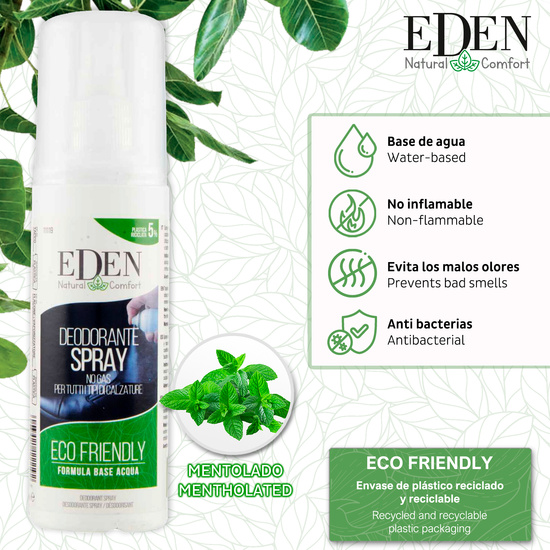 EDEN DESODORANTE ECO SPRAY STOP MOHO BACTERIAS 100ML image 1