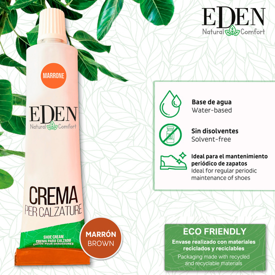 EDEN TUBO CREMA ECOL.50ML CALZADO MARRON image 1