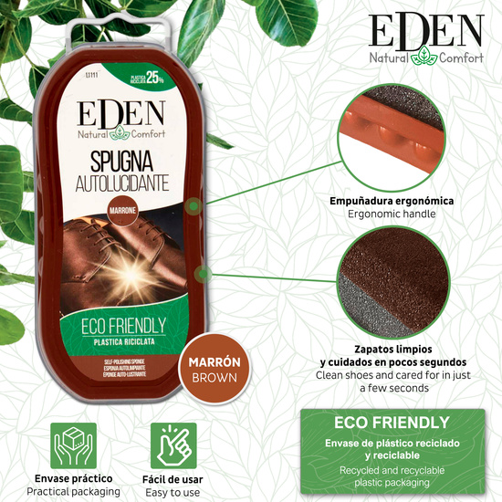 EDEN ESPONJA AUTOLIMPIANTE ECOL. MARRON image 1