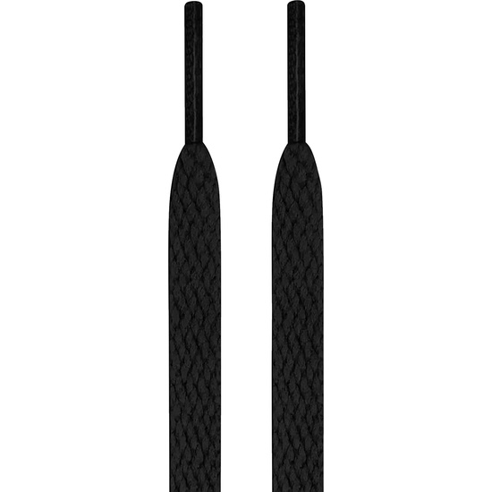 EDEN 1 PAR DE CORDONES ECO COTTON PLANOS NEGRO 6MM 130CM image 5