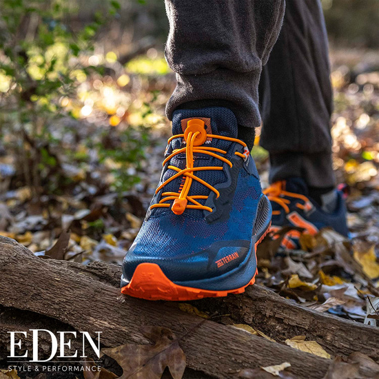 EDEN 1 PAR DE CORDONES ELÁSTICOS AUTOBLOCANTES UNIVERSAL NARANJA image 4