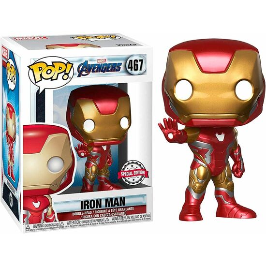 FIGURA POP MARVEL AVENGERS ENDGAME IRON MAN EXCLUSIVE image 0