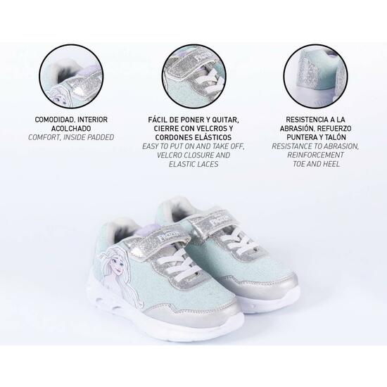 DEPORTIVA SUELA LIGERA EVA CON LUCES FROZEN II BLUE image 4