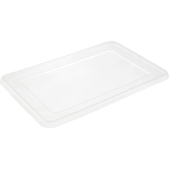 CAJA DE ALMACENAMIENTO CLIPBOX LARS, 40 L, 58 X 39 X 25, CON RUEDAS, TAPA CON CLIP PARA CERRAR, TRANSPARENTE image 5